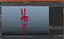 Dunkel Holz Mannequin Hand Peace Pose