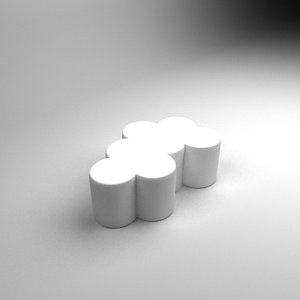 3d anana pouffe