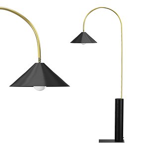3D model BISHOP TASK FLOOR LAMP