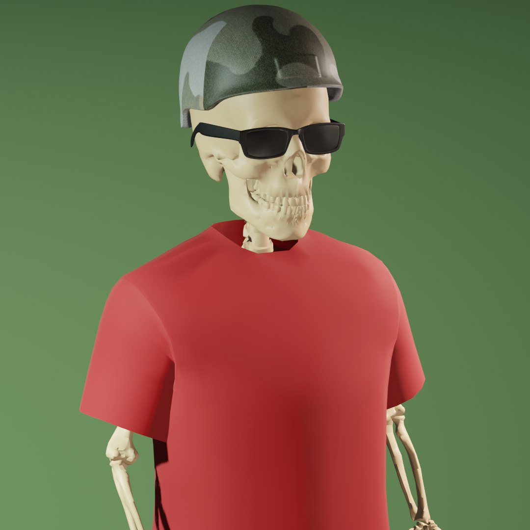 Skeleton - 3d NFT Characters I 3D - TurboSquid 1881617