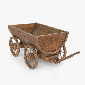 old wagon 3D model