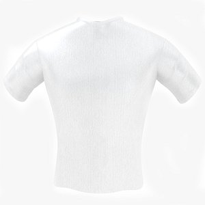 T-Shirt white Low-poly
