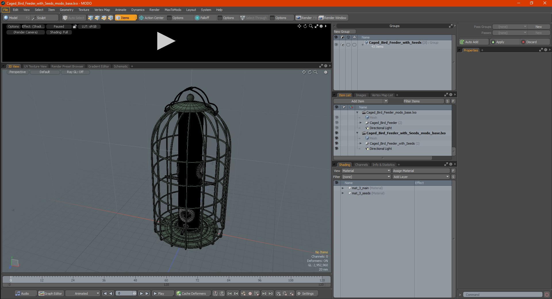 3D Caged Bird Feeder with Seeds model https://p.turbosquid.com/ts-thumb/I8/WaLJzo/kb/cagedbirdfeederwithseedsc4dmodel026/jpg/1622802705/1920x1080/fit_q87/b81129abb2dcb2f7cb0f1df34618ed45eb80e027/cagedbirdfeederwithseedsc4dmodel026.jpg