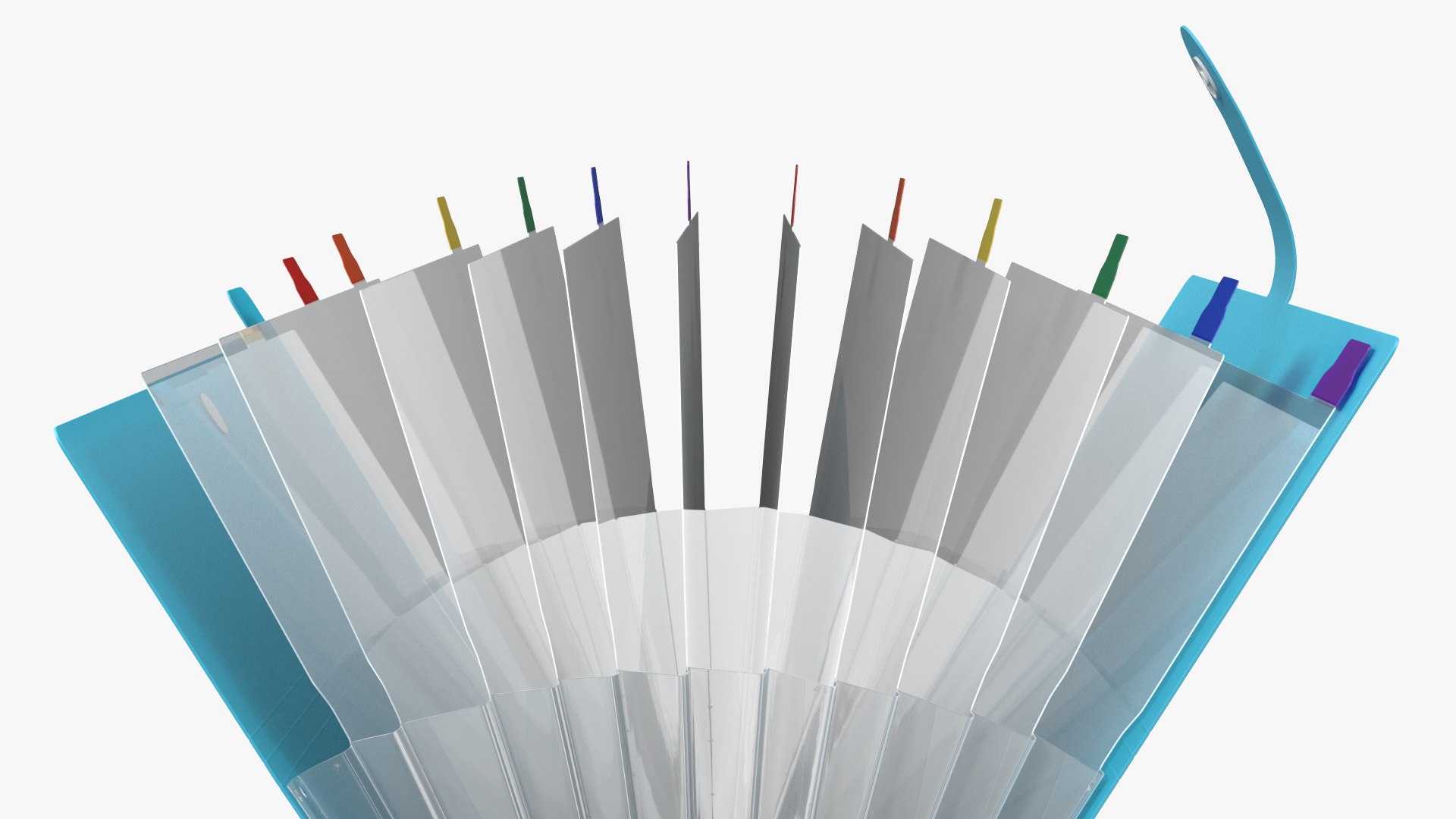 Expanding File Folder Open Blue model - TurboSquid 1804863