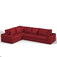frighetto tobias modern contemporary sectional corner sofa