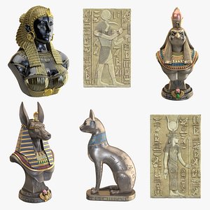 Egyptian Collection 3D model