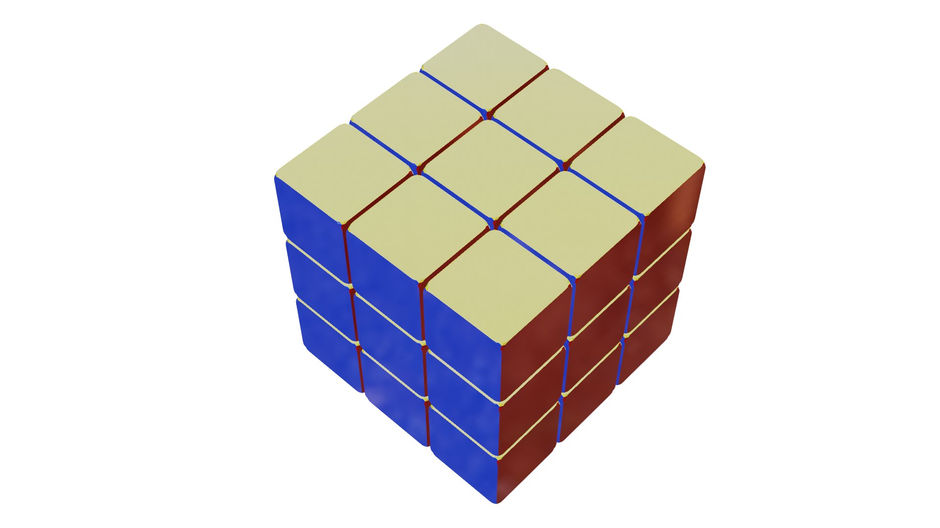 Rubiks Model - TurboSquid 1905014