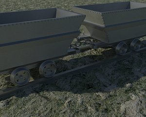 3d old wagon
