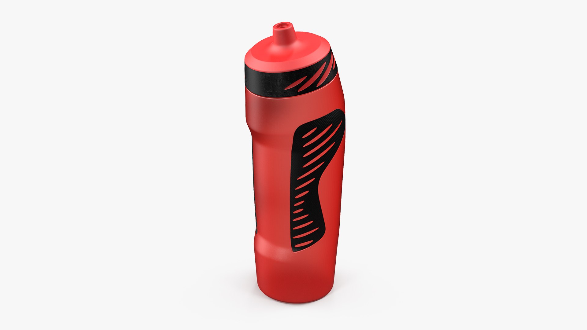 Sport Water Bottle Red 3D model preview