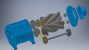 Car Supercharged 3D model