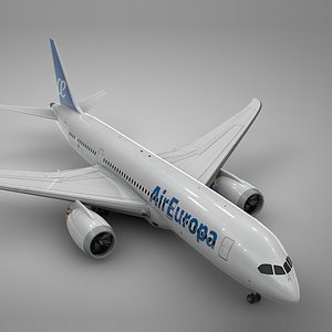 3D boeing 787 air europa