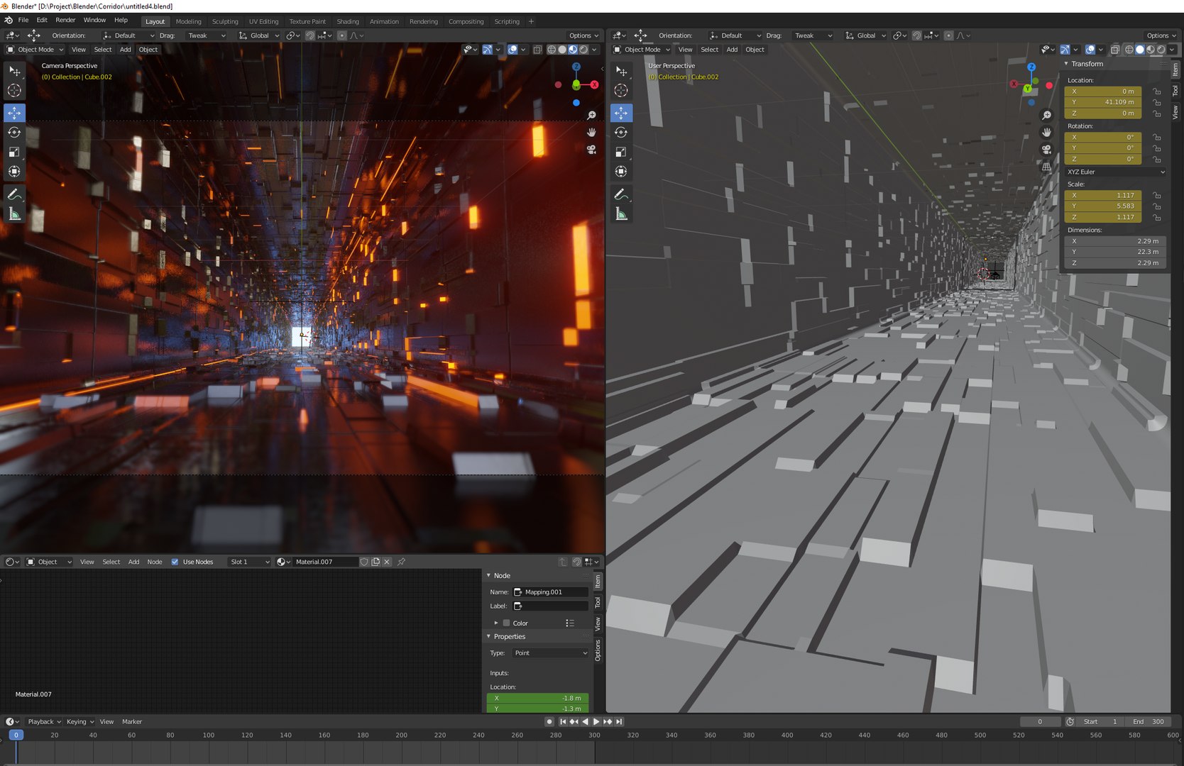 3D tunnel abstract cubic corridor https://p.turbosquid.com/ts-thumb/I8/imE8sc/pHkzlTpJ/blender/png/1586932692/1920x1080/fit_q87/fbd8d04eb1ad63869f813e958fdf6b417a63adff/blender.jpg