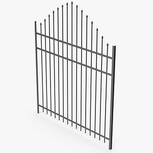 Metal Fence 3D model