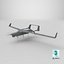3D model Rigged Boeing Insitu RQ-21 Blackjack UAV Drone PBR