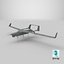 3D model Rigged Boeing Insitu RQ-21 Blackjack UAV Drone PBR