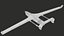 3D model Rigged Boeing Insitu RQ-21 Blackjack UAV Drone PBR