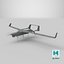 3D model Rigged Boeing Insitu RQ-21 Blackjack UAV Drone PBR
