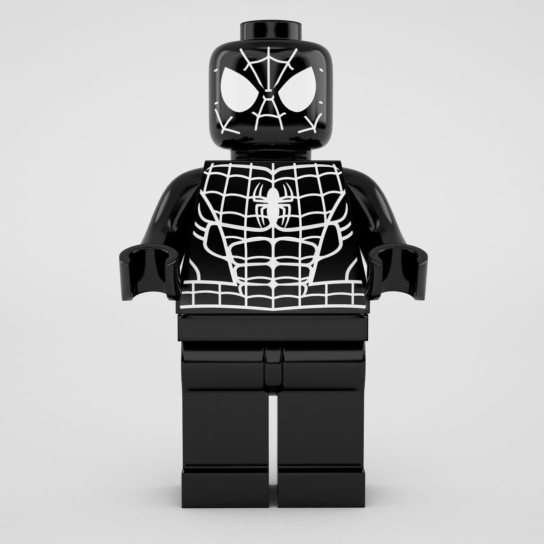 max lego spiderman black