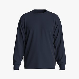 Male raglan longsleeve model