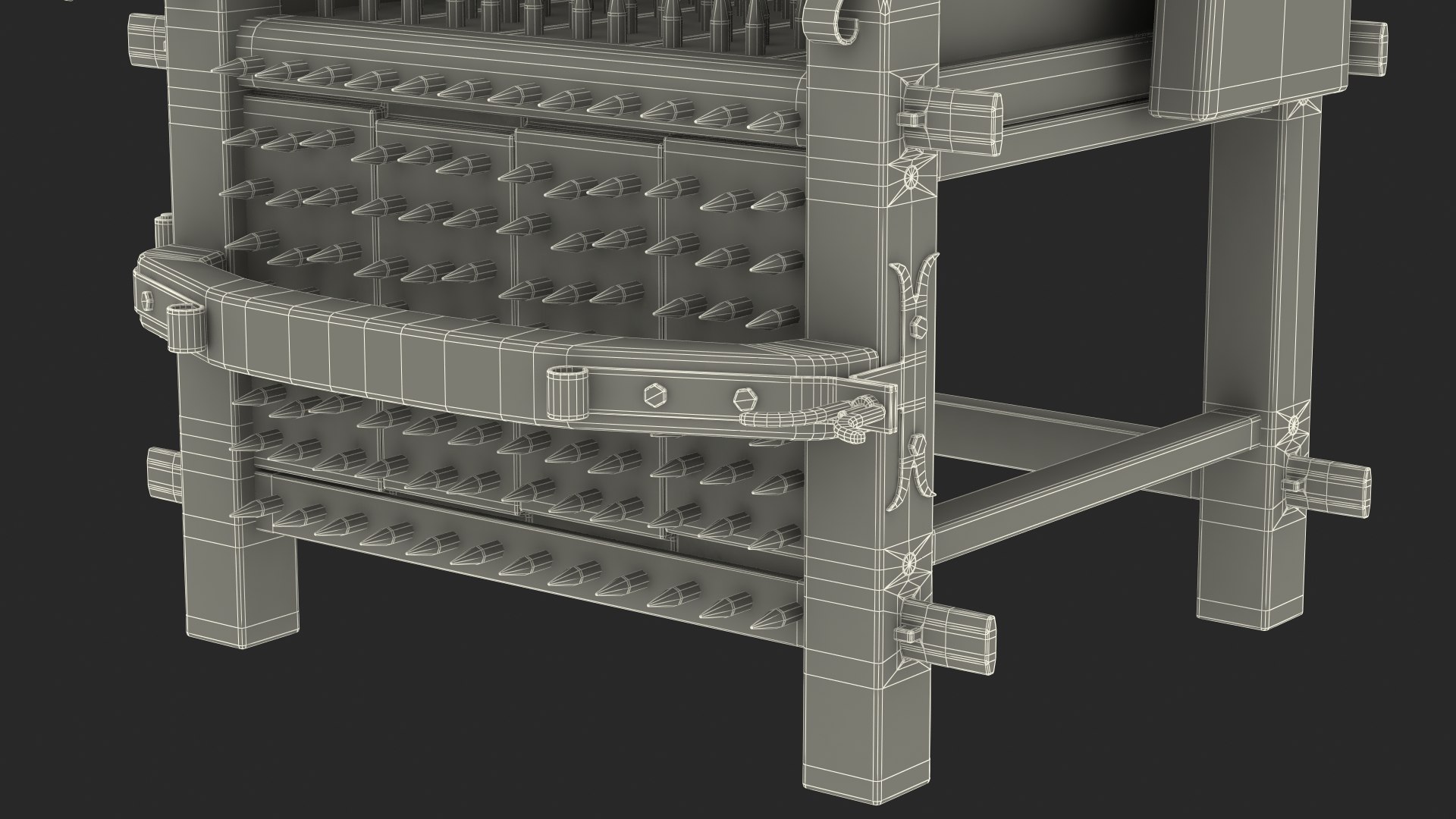 3D Medieval Torture Chair with Spikes model https://p.turbosquid.com/ts-thumb/I8/oBnsHk/2G/medievaltorturechairwithspikes3dsmodel033/jpg/1622019003/1920x1080/fit_q87/fb1893046ee73e13c3ff6df9e2d7d48689b774f1/medievaltorturechairwithspikes3dsmodel033.jpg