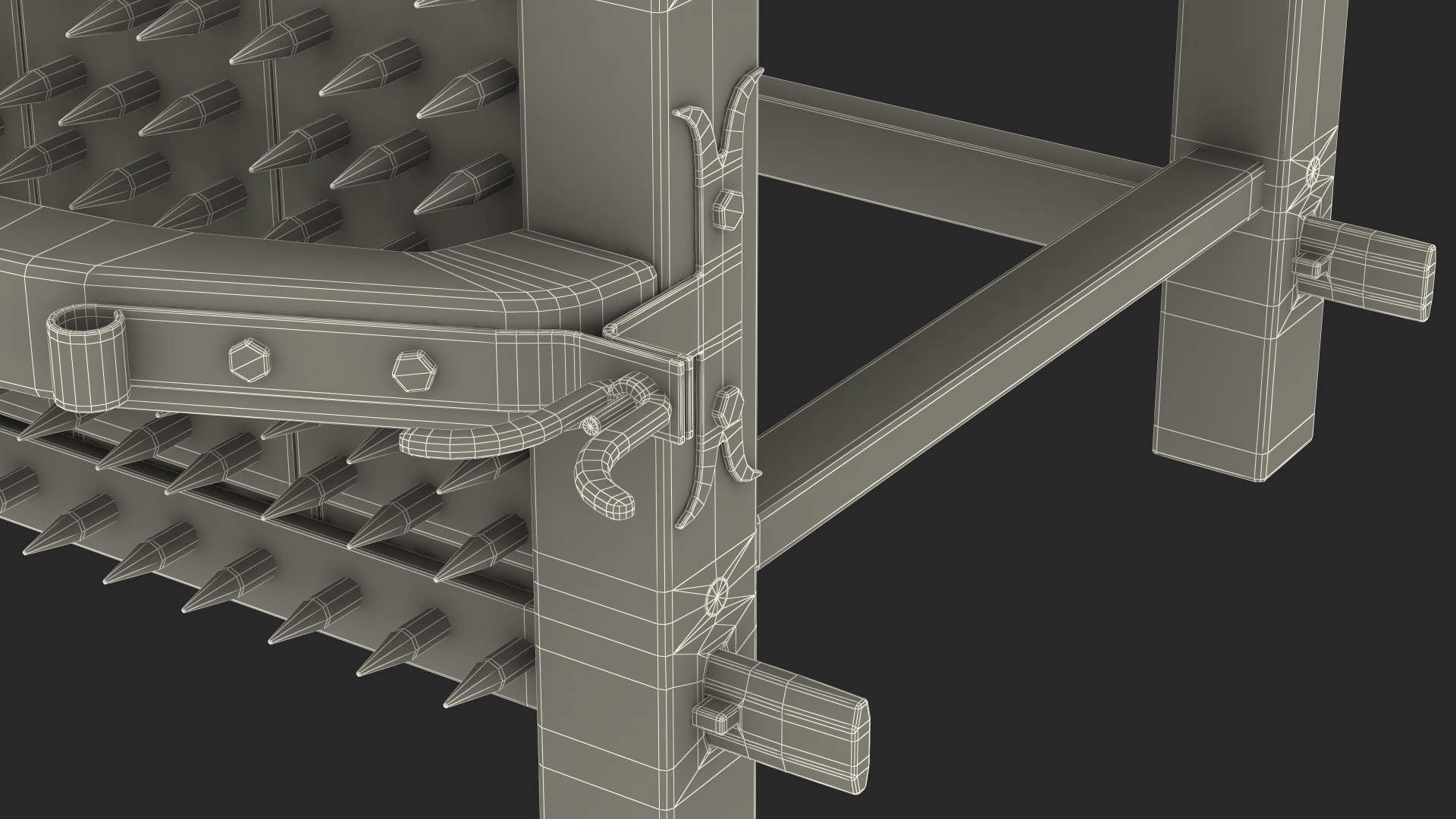 3D Medieval Torture Chair with Spikes model https://p.turbosquid.com/ts-thumb/I8/oBnsHk/IE/medievaltorturechairwithspikes3dsmodel036/jpg/1622019020/1920x1080/fit_q87/4086e1376d5f747fa9b81ee28e12070854e829cf/medievaltorturechairwithspikes3dsmodel036.jpg