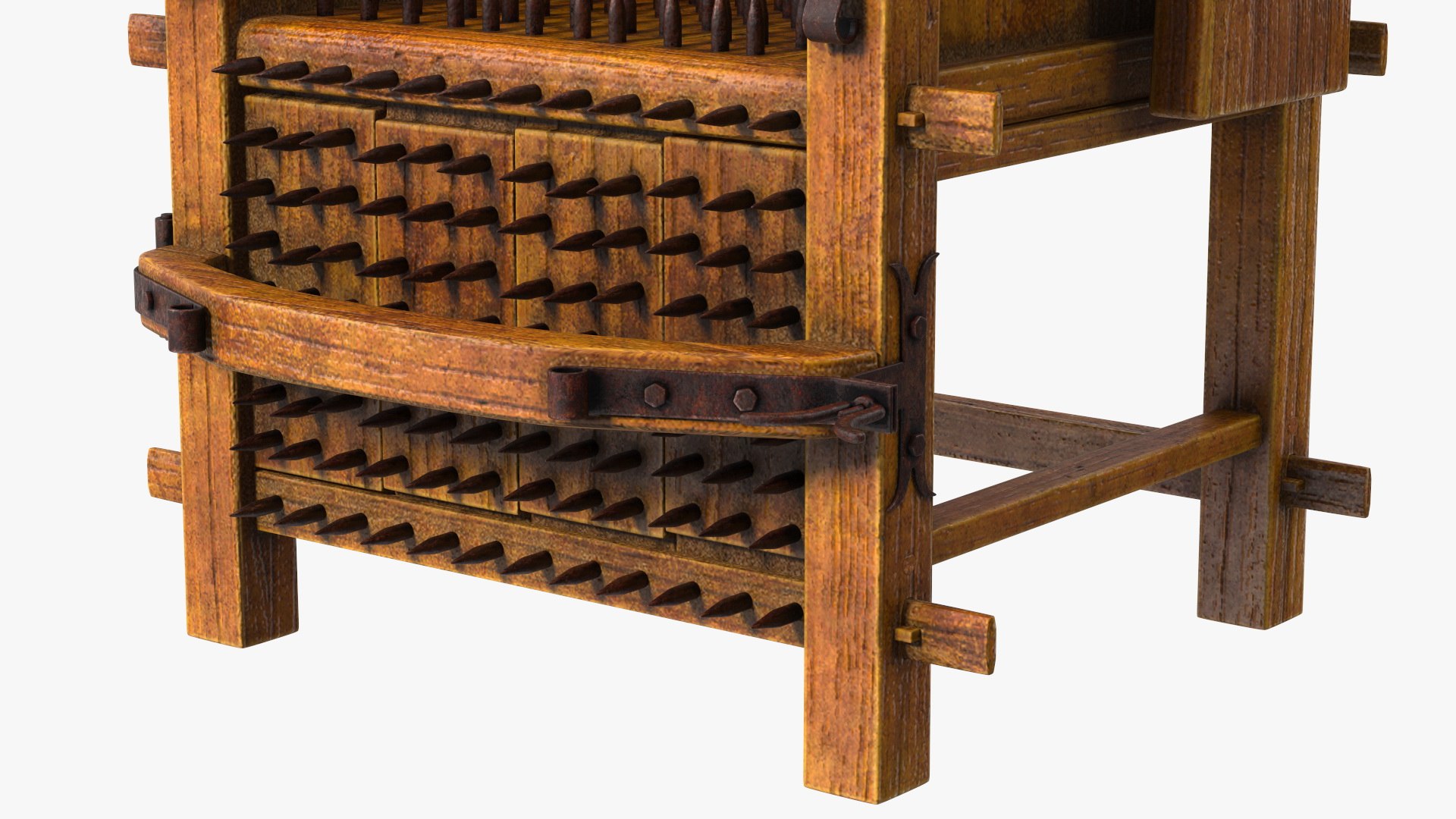 3D Medieval Torture Chair with Spikes model https://p.turbosquid.com/ts-thumb/I8/oBnsHk/hK/medievaltorturechairwithspikes3dsmodel013/jpg/1622018897/1920x1080/fit_q87/0ca8dcf9ed2af23fcd4410b93c2d9668b152bd13/medievaltorturechairwithspikes3dsmodel013.jpg