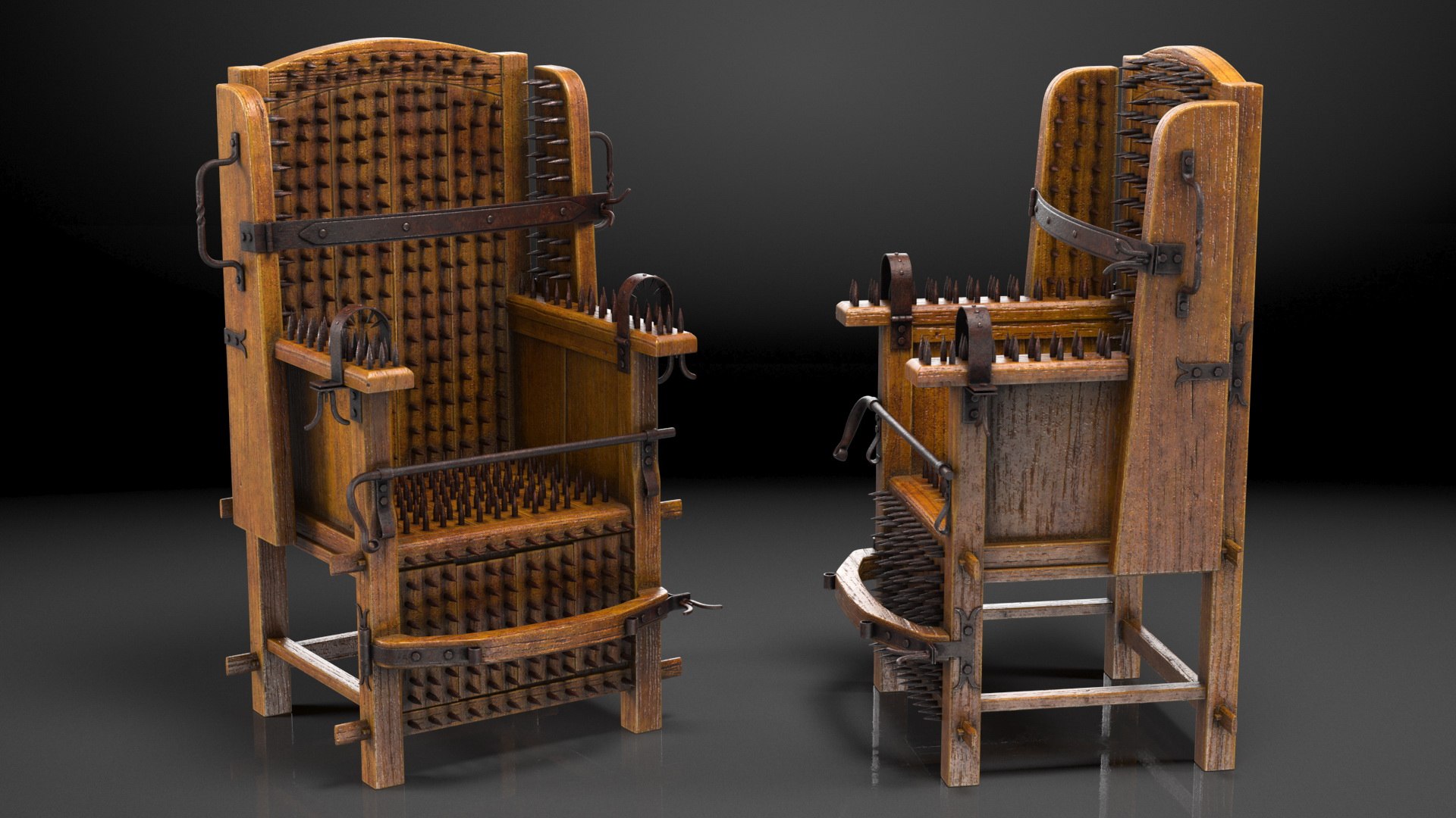 3D Medieval Torture Chair with Spikes model https://p.turbosquid.com/ts-thumb/I8/oBnsHk/k5/medievaltorturechairwithspikes3dsmodel018/jpg/1622018923/1920x1080/fit_q87/0d2423d6524c6d3865842c31b0d1c9d6b2c20121/medievaltorturechairwithspikes3dsmodel018.jpg