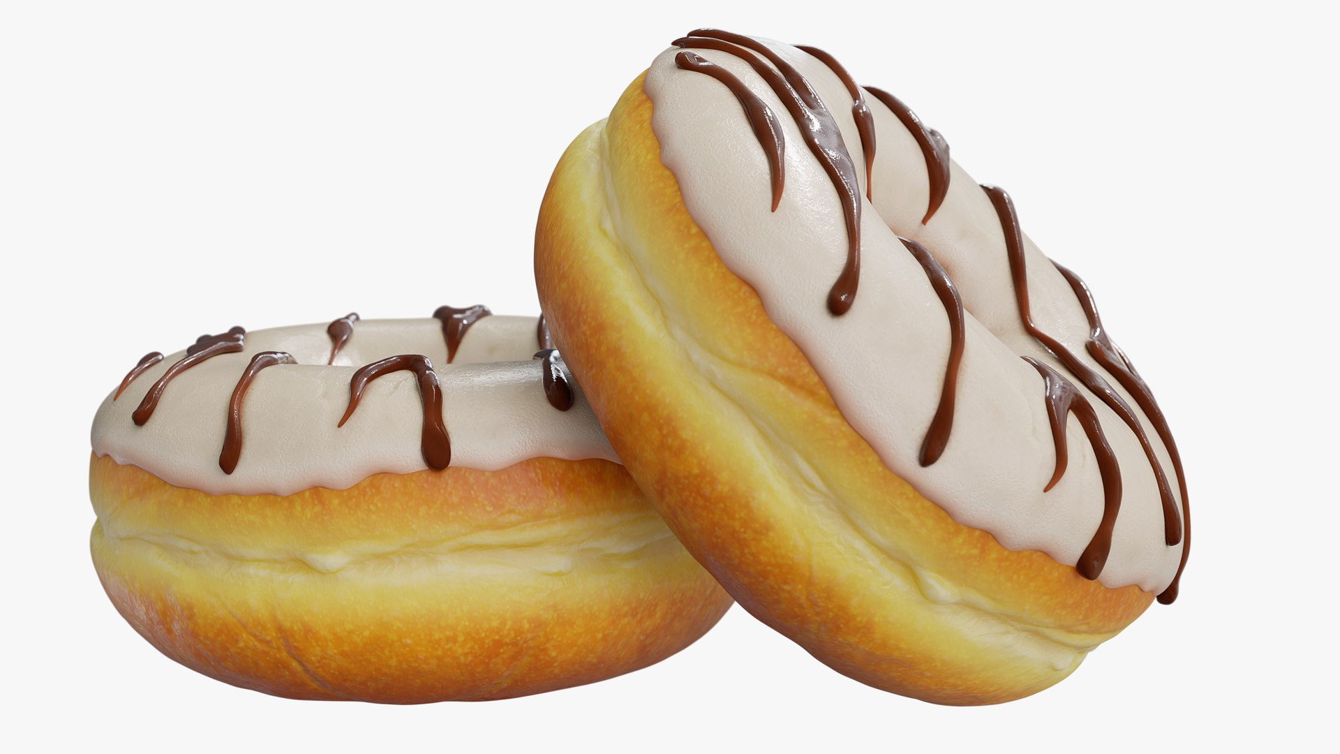 3D Realistic Glazed Donut Chocolate Drizzle https://p.turbosquid.com/ts-thumb/I8/pjNG3b/Sb/render02/png/1783044806/1920x1080/fit_q87/9263c1bbd13cb7cfc881091d179ec6128a24525f/render02.jpg