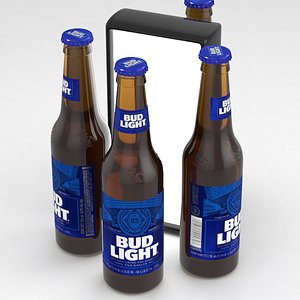 Beer Bottle Bud Light 330ml