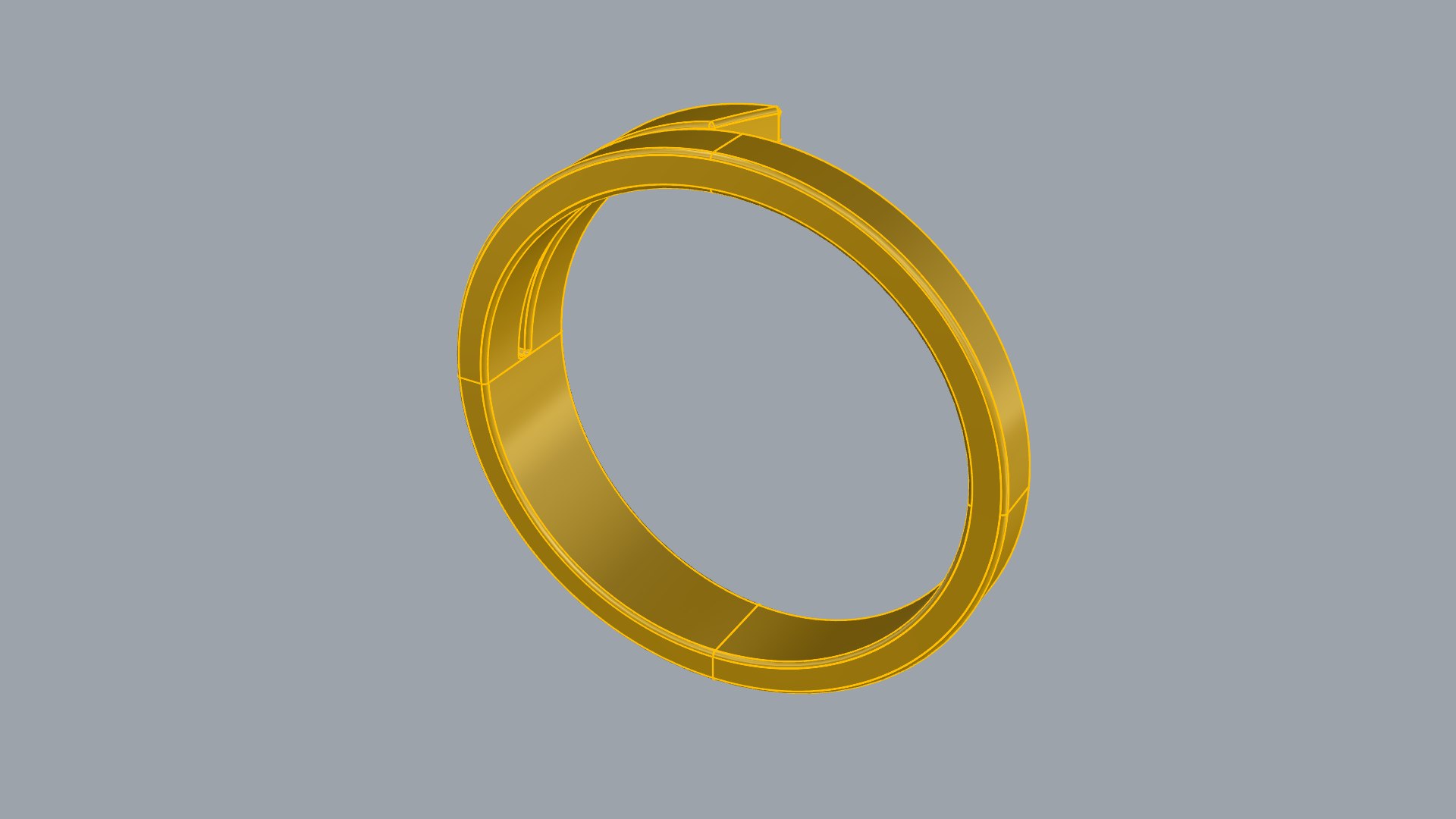 Modern Split-Band Ring JDBCo 3D Model - TurboSquid 2341487