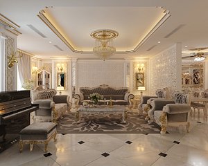 3D apartment luxury interior model