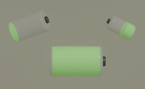 3D Battery Charge Indicator