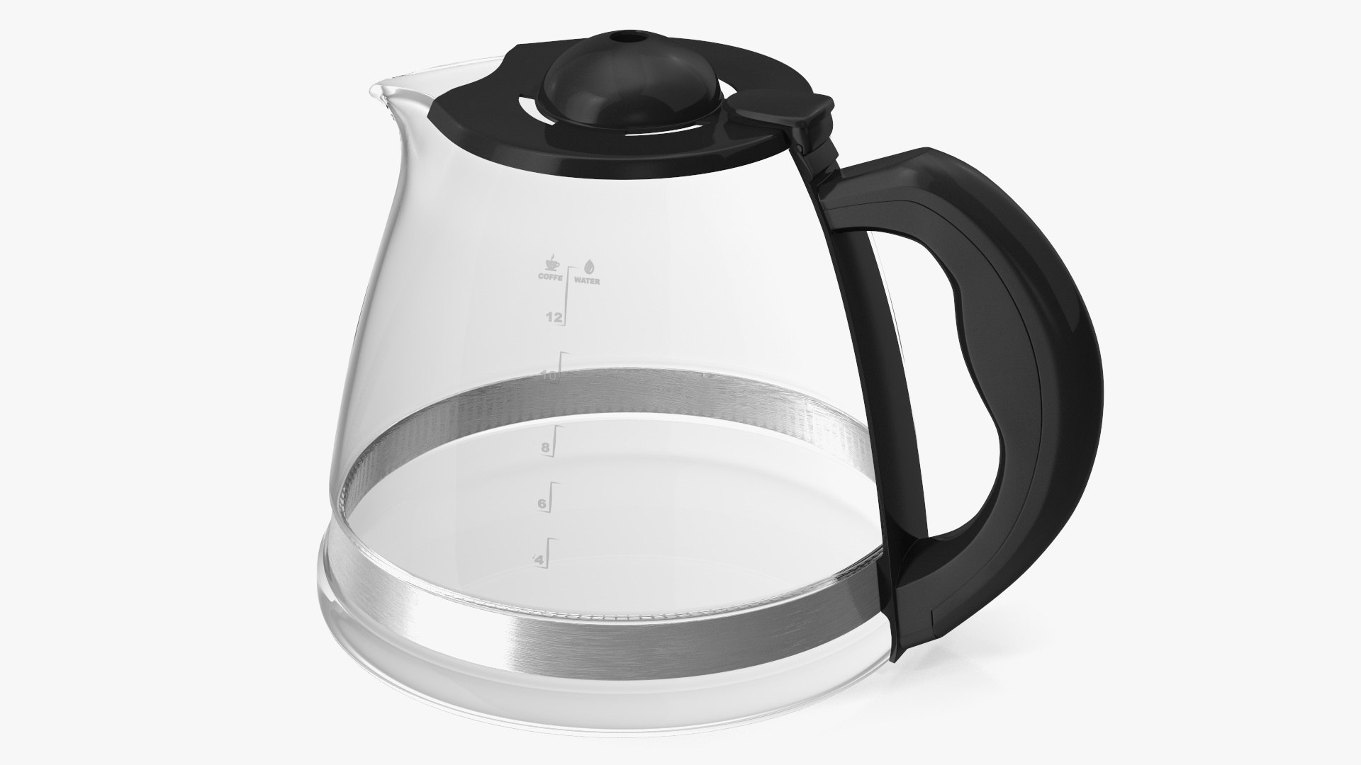 Glass Kettle 3D model preview