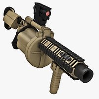(Rigged) M32 Grenade Launcher