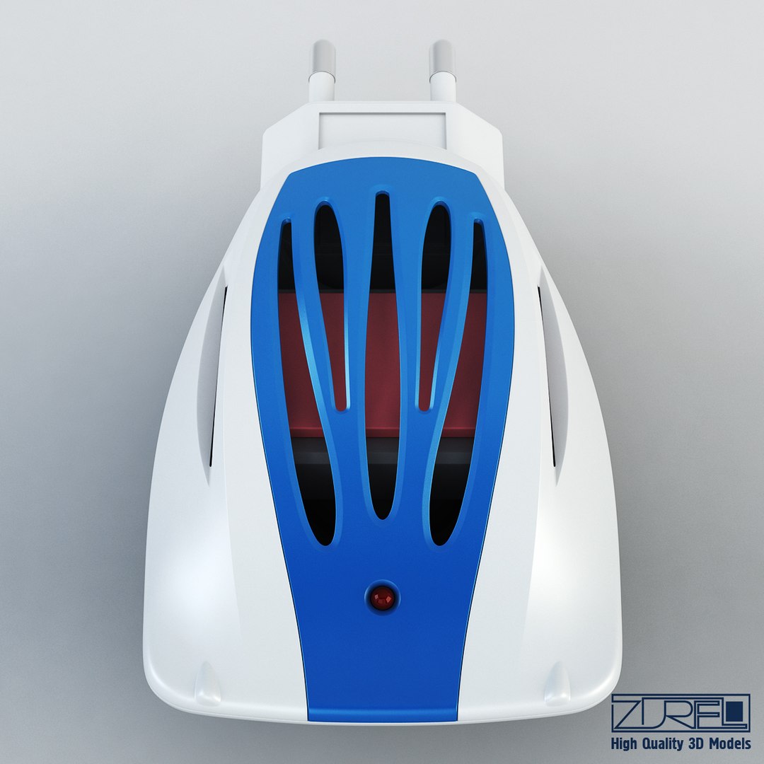 Mosquitall Fumigator Blue 3d Model