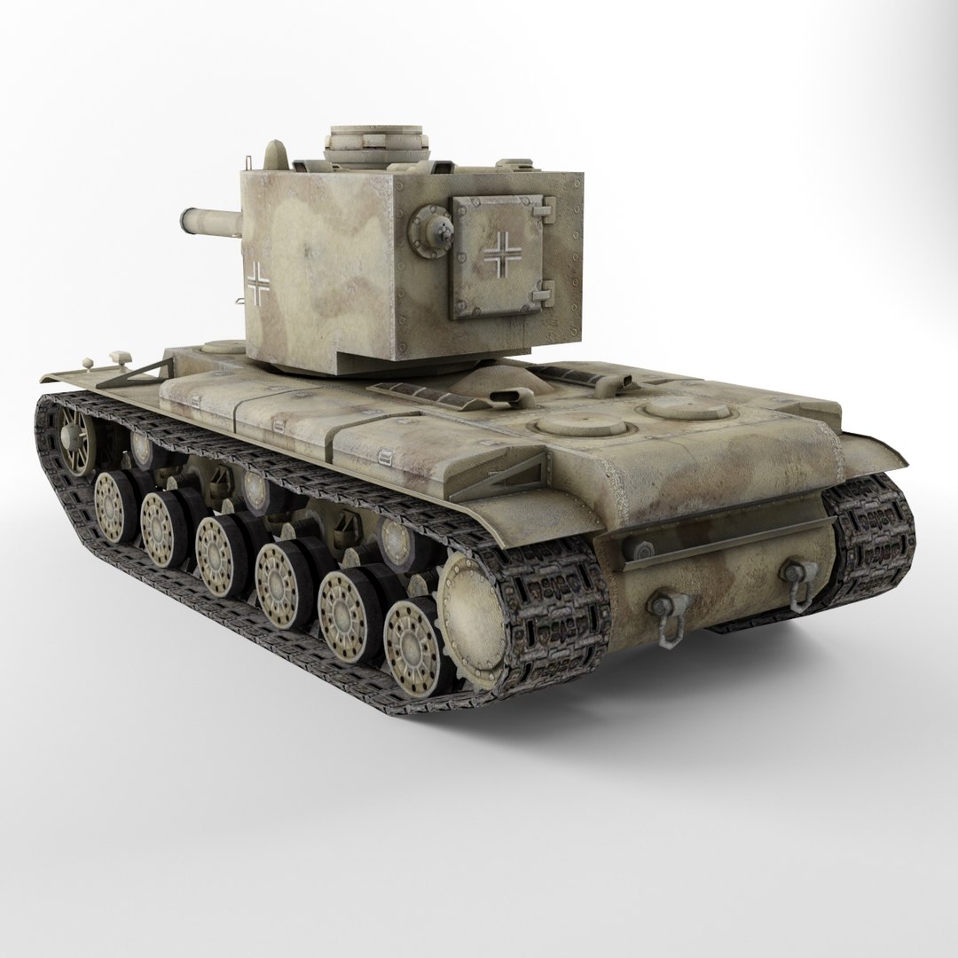 Kv-2 Soviet Tanks 3D Model - TurboSquid 1188433