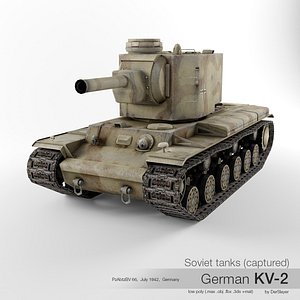 Captured Soviet tank KV-2