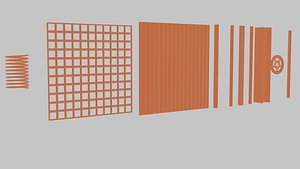 Untextured Construction Misc 3D model
