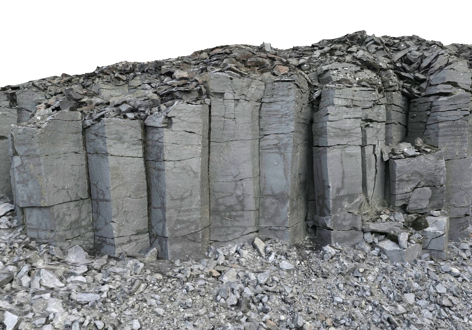 3D Iceland Basalt Cliff Model - TurboSquid 1605948