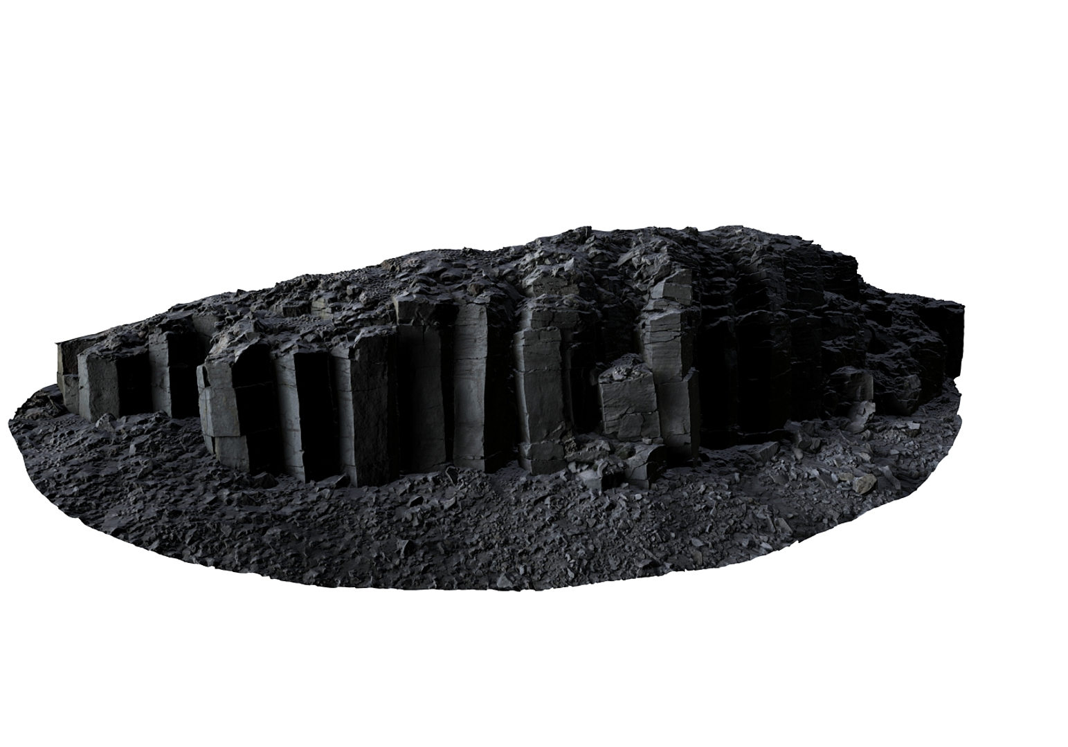 3D Iceland Basalt Cliff Model - TurboSquid 1605948