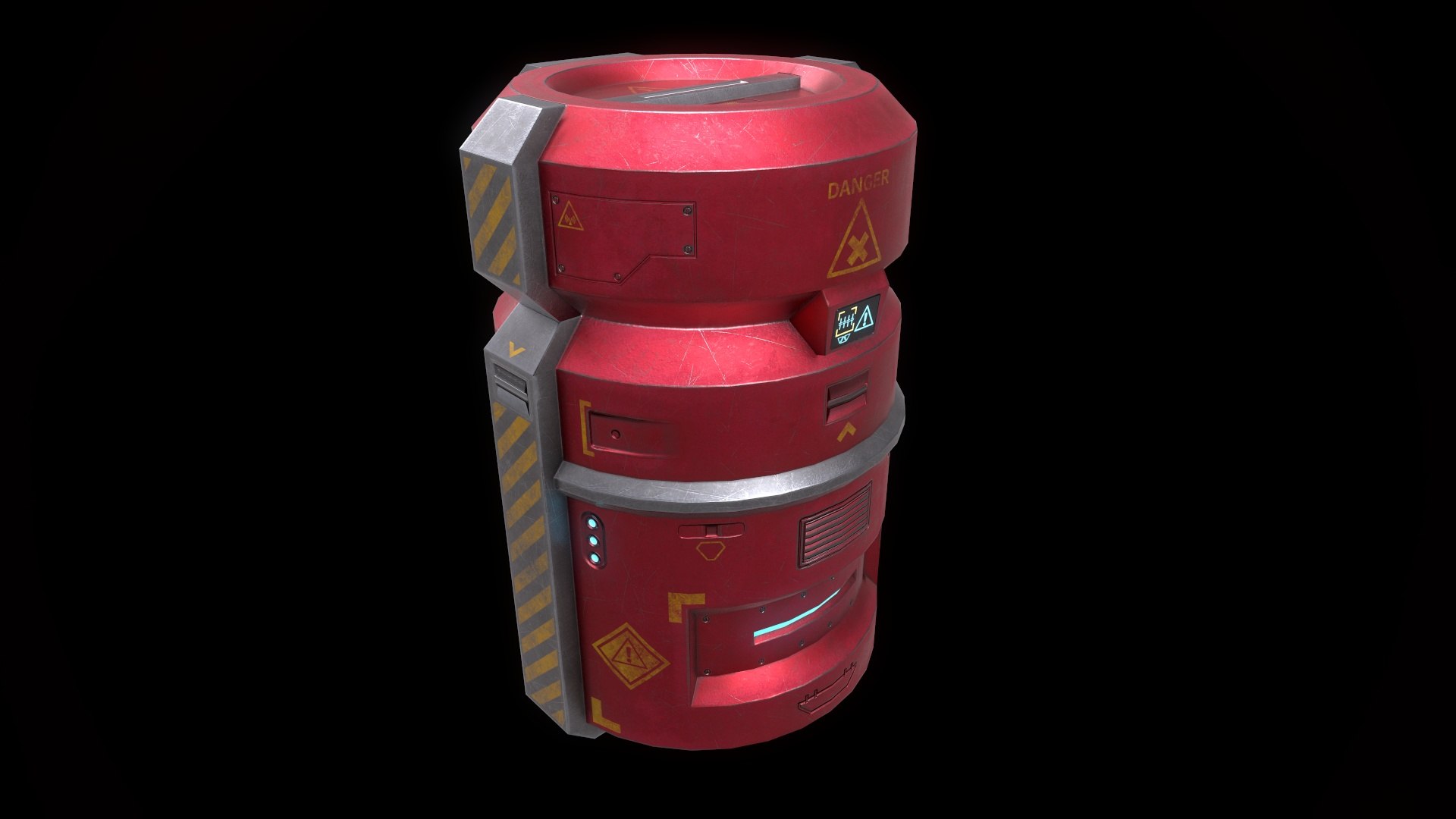 Crate Container Box Openable 3D - TurboSquid 1554665