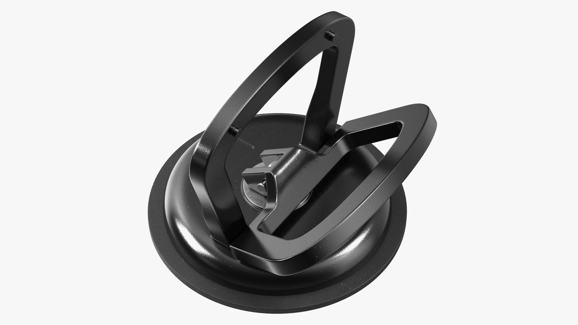 Vacuum Suction Cup Black 3D model preview