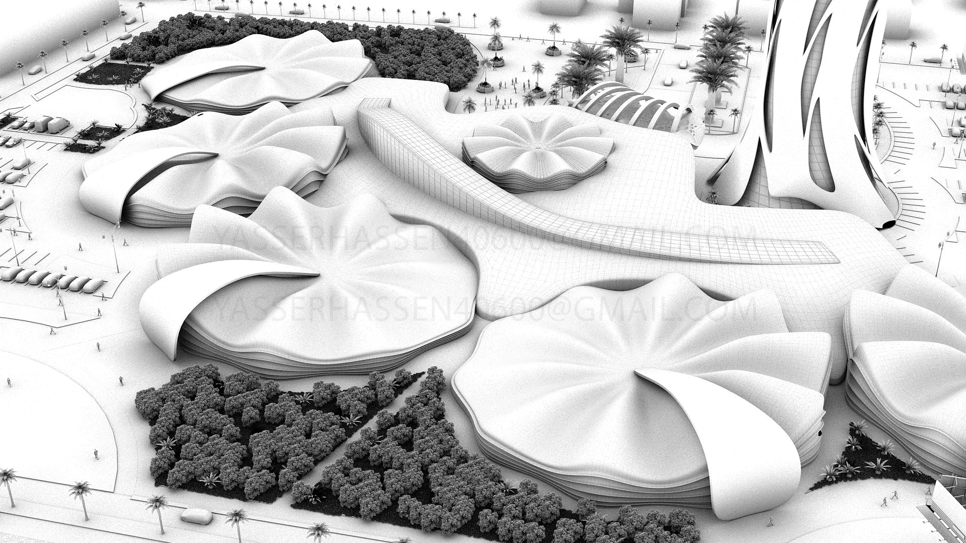 Built Organic Model Model - TurboSquid 2368380