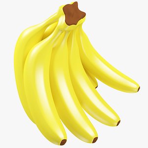 Cartoon Bunch of Bananas