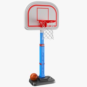 3D real kids basketball hoop