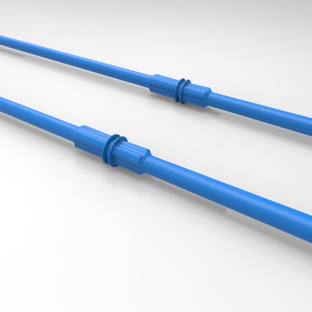 3d Model Professional Rowing Oars
