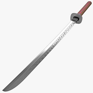 3d katana sword