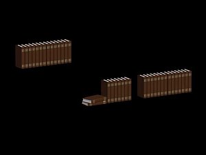 3d book model