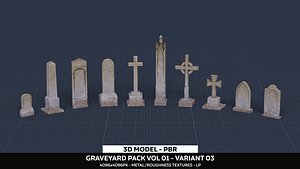 Graveyard Pack Vol 01 - Variant 03 3D model