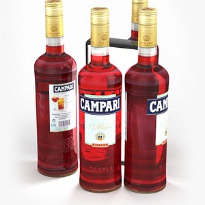 Alcohol Bottle Campari 700ml 2021 model